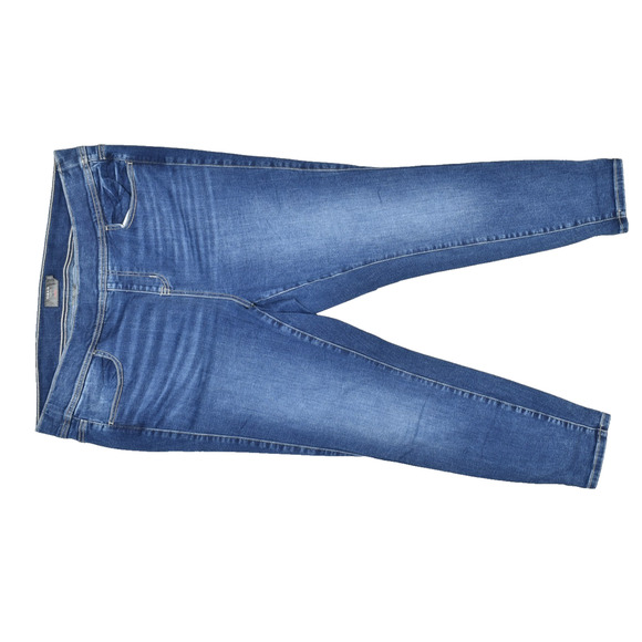 Torrid Plus Size 12 Blue Distressed Feel The Fit Super Soft Denim Jeggings - Picture 1 of 8